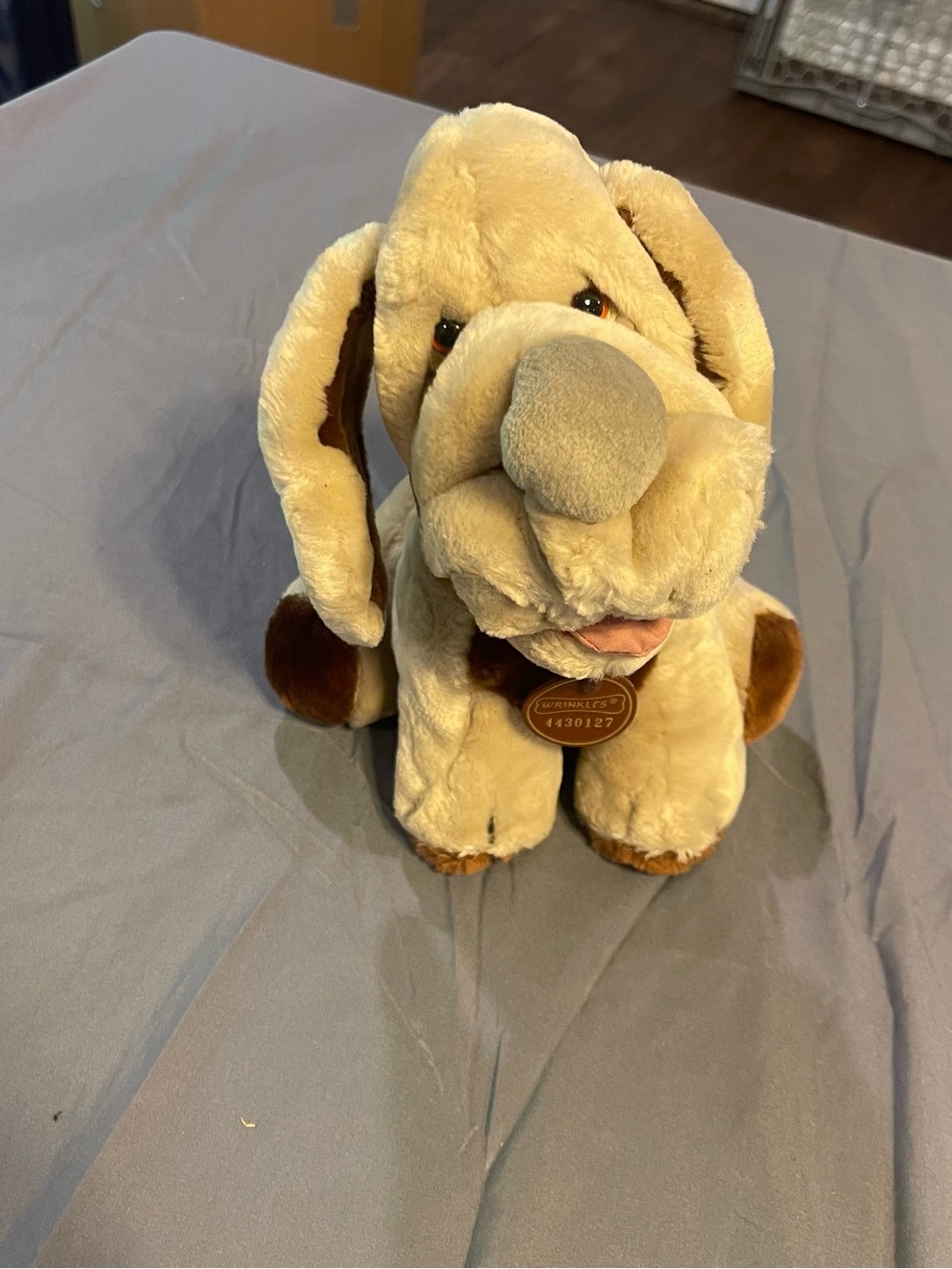 GANZ Plush Puppy in Cream and Brown